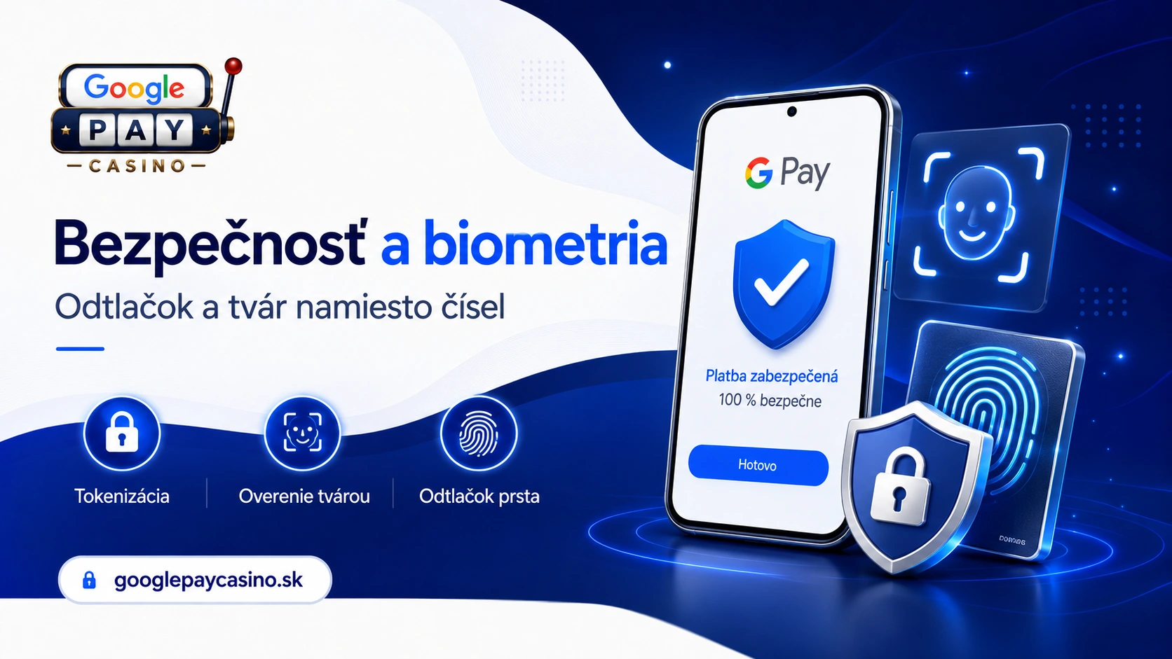 Bezpečnosť a biometria pri platbe cez Google Pay